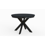 Stół okrągły rozkładany AVERO – kolor kaszmir, nowoczesny design, funkcja rozkładania do 180 cm